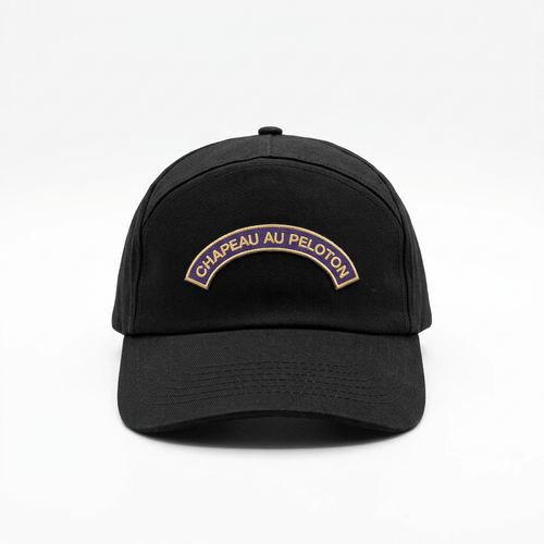 Cap front view on white background