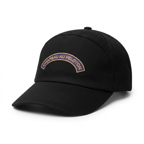 Cap three-quarter view on white background